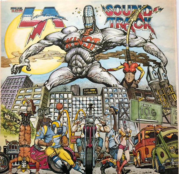 Image of Front Cover of LP - VG/VG - VARIOUS, L.A. Soundtrack '76 (K West Records; none, US 1976, Pasteback Sleeve), ,  - 2016100C