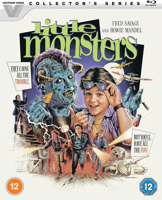 Image of Front Cover of Blu-Ray - VG+/VG+ - RICHARD ALAN GREENBERG, Little Monsters (Vestron; LIB95509, UK 2020), ,  - 2056039S