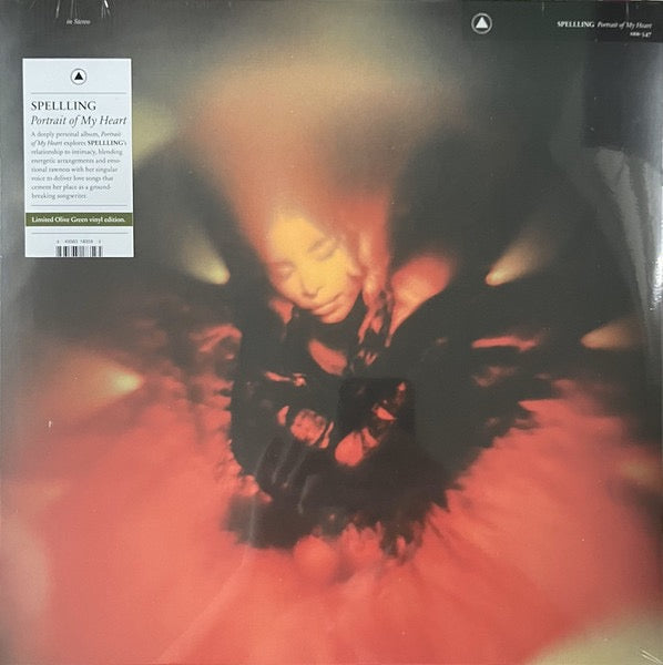 Image of Front Cover of LP - EX/VG+ - SPELLLING, Portrait Of My Heart (Sacred Bones Records; SBR-347, US 2025, Inner, Olive Green Vinyl), Still In Opened Shrinkwrap With Hype Sticker,  - 2016162C