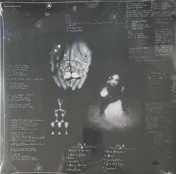 Image of Back Cover of LP - EX/VG+ - SPELLLING, Portrait Of My Heart (Sacred Bones Records; SBR-347, US 2025, Inner, Olive Green Vinyl), Still In Opened Shrinkwrap With Hype Sticker,  - 2016162C