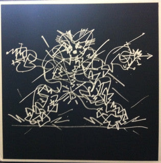 Image of Front Cover of LP - EX/EX - JEFF KEEN, Noise Art (Trunk; JBH047LP, UK 2013, Black Screen Printed Sleeve, Insert, Postcard, Limited Edition of 100, Clear Vinyl, First Pressing), ,  - 1926429E