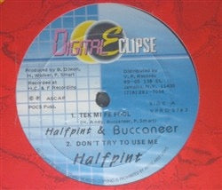 Image of Front Cover of 12" - /VG+ - HALF PINT & BUCCANEER, Tek Mi Fe Fool (Digital Eclipse; VPRD 5783, US 1990s), , Tracklist:A1 - Half Pint & Buccaneer  	Tek Mi Fe FoolA2 - Half Pint   Don't Try To Use MB1 - Jah Mali   I Won't Be MovedB2 - Jah Mali & Remo   Oppression & Aggression - 2016133C