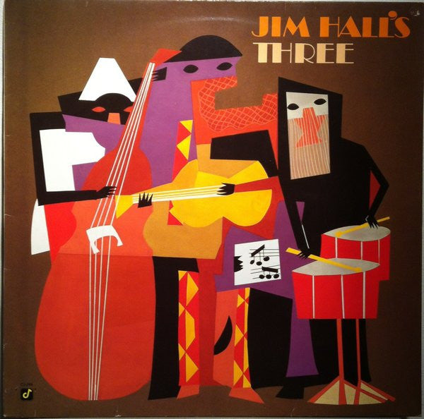 Image of Front Cover of 12" - VG/VG - JIM HALL, Jim Hall's Three (Concord Jazz ; CJ-298, Germany 1986), light marks only. few creases to sleeve - minor. light edge wear,  - 2046095S