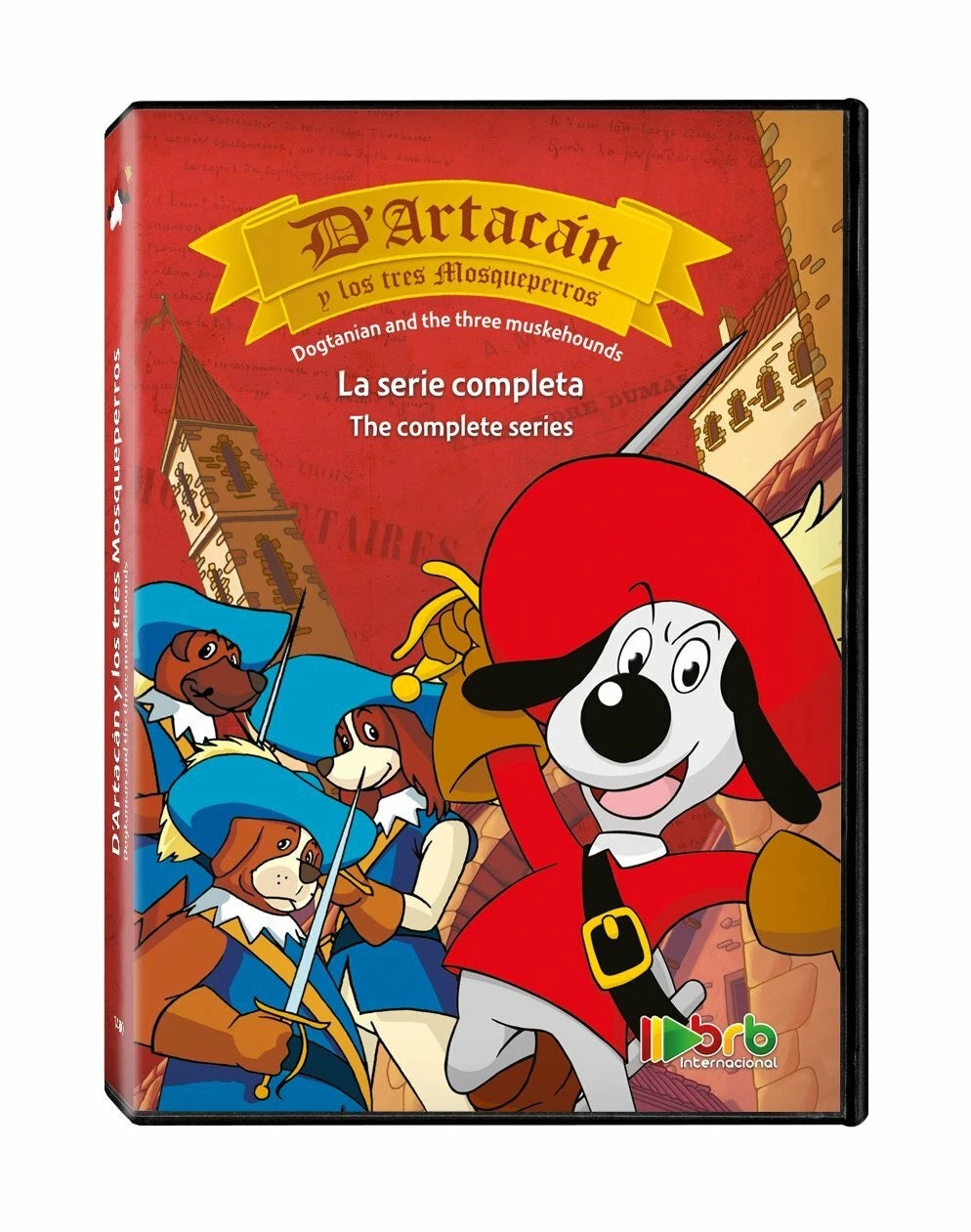 Image of Front Cover of 5xDVD - M/M - VARIOUS, Dogtanian and the Three 3 Muskehounds : The Complete Animated Series (BRBplay; 1480, UK ), ,  - 2036030E