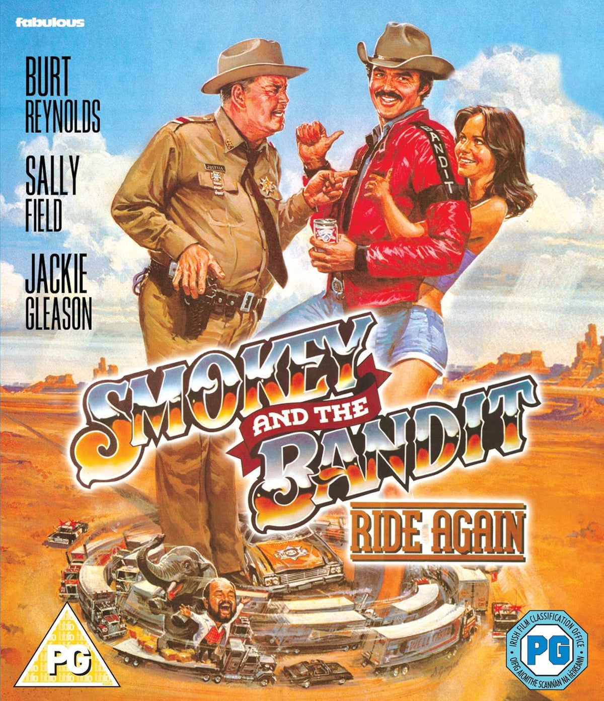 Image of Front Cover of Blu-Ray - VG+/VG+ - HAL NEEDHAM, Smokey And The Bandit Ride Again (, UK 2016), Strong VG+,  - 2056044S