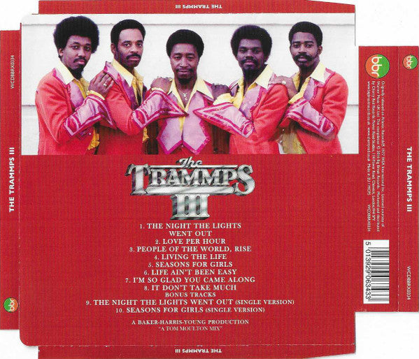 Image of Back Cover of CD - EX/EX - THE TRAMMPS, The Trammps III (Big Break Records; WCDBBRX 0334, Europe 2016, Super Jewel case), ,  - 2036074E