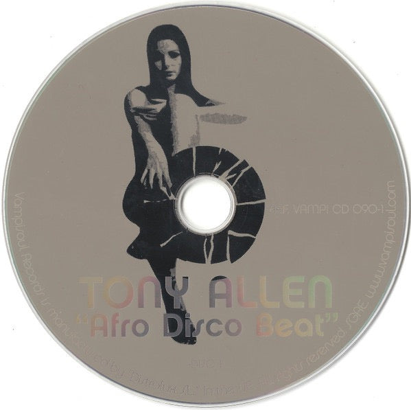 Image of Label Cover of 2xCD - EX/EX - TONY ALLEN PLAYS WITH AFRIKA 70 AND THE AFRO MESSENGERS, Afro Disco Beat (Vampi Soul; VAMPI 090 CD, Spain 2007), ,  - 2016154C