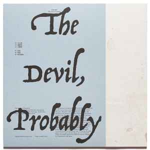 Image of Back Cover of LP - VG+/VG+ - THE DEVIL, PROBABLY, The Devil, Probably (Urpa i musell; UiM 008, Spain 2023), ,  - 2046097S