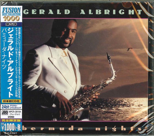 Image of Front Cover of CD - M/M - GERALD ALBRIGHT, Bermuda Nights (Atlantic; WPCR-28164, Japan 2015 Reissue, With OBI), Still SEALED In Shrinkwrap,  - 2016200C