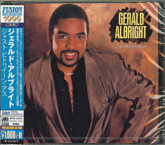 Image of Front Cover of CD - M/M - GERALD ALBRIGHT, Just Between Us (Atlantic; WPCR-28163, Japan 2015 Reissue, With OBI), Still SEALED In Shrinkwrap,  - 2016201C