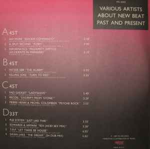 Image of Back Cover of 2xLP - VG/VG - VARIOUS, About New Beat - Past & Present (MG Records ; MG 66002, Belgium 1989, Gatefold), light scuffs one side only. sticker front sleeve - minor. pen on label - minor,  - 2046101S