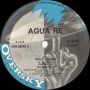 Image of Label Cover of 12" - VG/VG - AGUA RE, Holy Dance (Oversky Records; OVK 00792, Italy 1992, Picture Sleeve), light marks only. picture sleeve - light edge wear,  - 2046115S