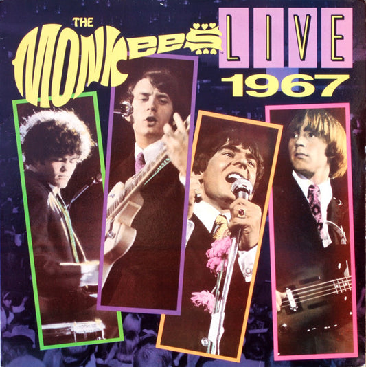 Image of Front Cover of LP - VG/VG+ - THE MONKEES, Live 1967 (Rhino Records; RNLP 70139, US 1987), ,  - 2016241C