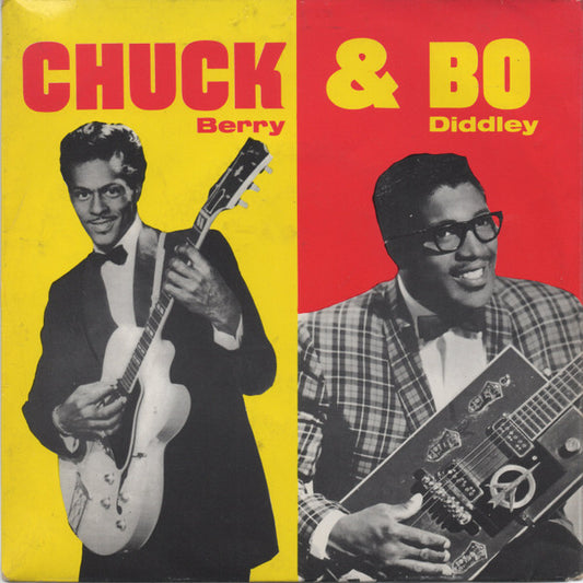 Image of Front Cover of 7" - VG/VG+ - CHUCK BERRY & BO DIDDLEY, Chuck & Bo (Pye International; NEP 44009, UK 1963, Laminated Front Flipback Sleeve), ,  - 2056141S
