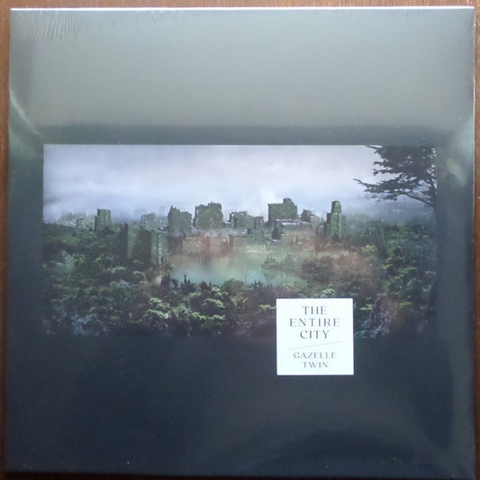Image of Front Cover of LP - EX/VG+ - GAZELLE TWIN, The Entire City (Anti-Ghost Moon Ray Records; AGMR051LP, UK 2022, Inner, With Photo Card, Special Edition Silver Vinyl), Still in title stickered shrinkwrap.,  - 2016229C