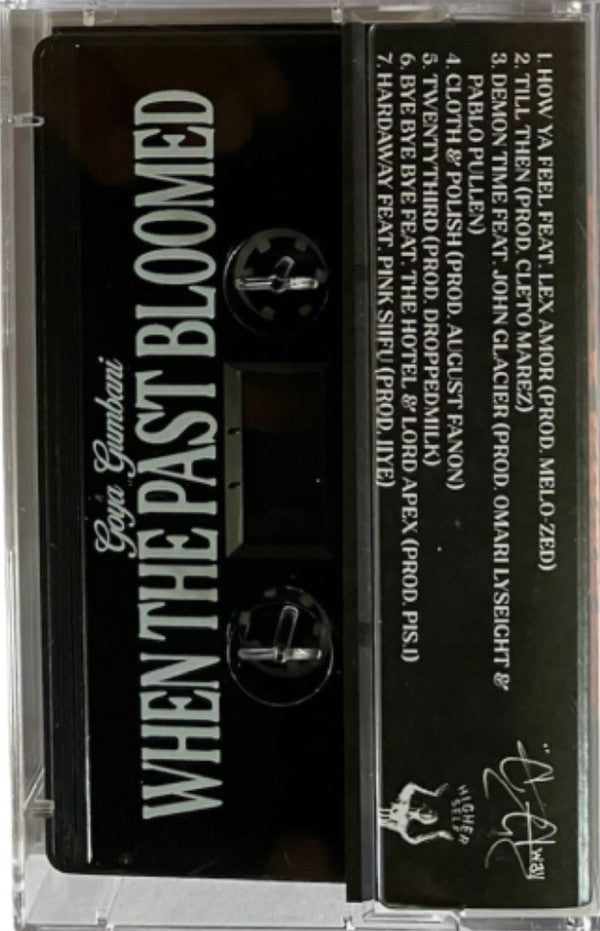 Image of Back Cover of Cassette - EX/EX - GOYA GUMBANI, When The Past Bloomed (Higher Self; none, UK 2023, J - Card), ,  - 2036013E