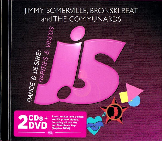 Image of Front Cover of 3xCD - M/M - JIMMY SOMERVILLE, BRONSKI BEAT AND THE COMMUNARDS, Dance & Desire: Rarities & Videos (Rhino Records; EDSG8044, UK & Europe 2014, 2 CD And DVD), ,  - 2036090E