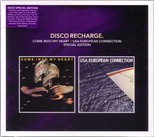 Image of Front Cover of 2xCD - VG+/EX - USA-EUROPEAN CONNECTION, Come Into My Heart / USA-European Connection (Harmless; DRCCDX007, UK 2012), ,  - 2056210S