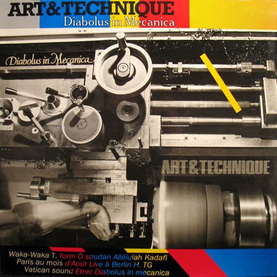 Image of Front Cover of LP - VG+/VG+ - ART & TECHNIQUE, Diabolus In Mecanica (Hi-Tec Records; AT 03, France 1982, Laminated Sleeve, No Insert), Strong VG+,  - 2026198E