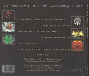 Image of Back Cover of CD - VG+/VG+ - COIL, Live Two (Threshold House; LOCI CD 19, UK 2003, Digipak), Two slightly bashed corners on cover. ,  - 2036116E