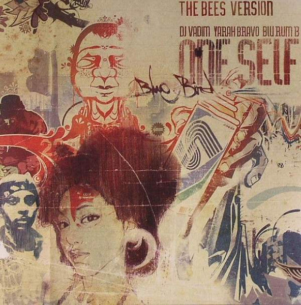 Image of Front Cover of 7" - EX/VG+ - ONE SELF, Blue Bird (The Bees version) (Ninja Tune; ZEN7165, UK 2005), ,  - 2026105E