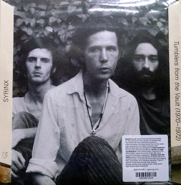 Image of Front Cover of 3xLP - VG+/VG - SYRINX, Tumblers From The Vault (1970-1972) (Rvng Intl. ; RERVNG08, US 2016, 3 Inners & Booket), ,  - 4226162E