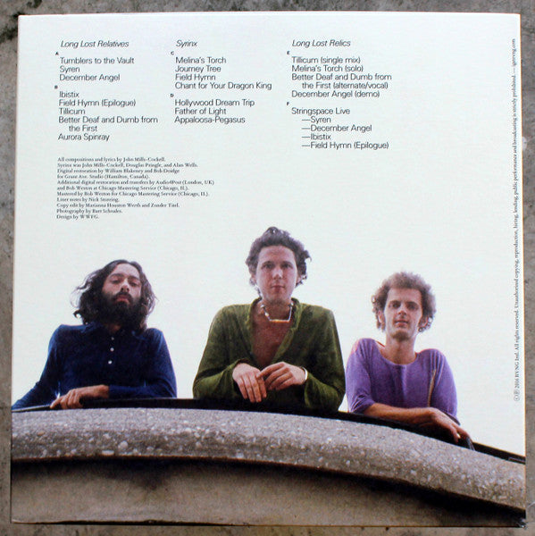 Image of Back Cover of 3xLP - VG+/VG - SYRINX, Tumblers From The Vault (1970-1972) (Rvng Intl. ; RERVNG08, US 2016, 3 Inners & Booket), ,  - 4226162E