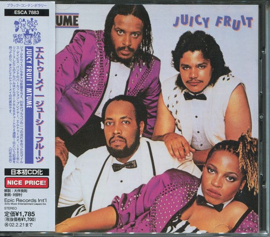 Image of Front Cover of CD - EX/EX - MTUME, Juicy Fruit (Epic; ESCA 7883, Japan 2001 Reissue), ,  - 2056219S