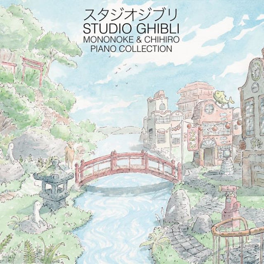 Image of Front Cover of 2xLP - NEW/NEW - JOE HISAISHI, Studio Ghibli - Mononoke & Chihiro Piano Collection (WAY  RECORDS; WAYOV35, Europe 2026), , Immerse yourself once again in the worlds of Princess Mononoke and Spirited Away, the two Studio Ghibli masterpieces created by Hayao Miyazaki and set to music by Joe Hisaishi, in this new original production for solo piano! Based on the official piano scores by the original composer of the Studio Ghibli films, Joe Hisaishi, this album is a new journey of discove