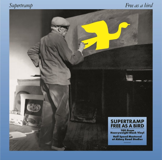 Image of Front Cover of LP - NEW/NEW - SUPERTRAMP, Free As A Bird (Universal; 7545640, Europe 2026 Reissue, Half Speed Master), , Supertramp are releasing the definitive vinyl pressings of their studio albums.  Free As A Bird audio was transferred at Abbey Road Studios by Miles Showell where they cut the 1/2 speed master used to press the vinyl. The LP is pressed on 180g black vinyl. This is the group s ninth studio album released in 1987. - 941560C