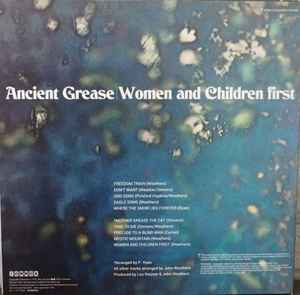 Image of Back Cover of LP - VG+/VG+ - ANCIENT GREASE, Women And Children First (Sommor; SOMM080, Spain 2022 Reissue, Insert), ,  - 2046183S