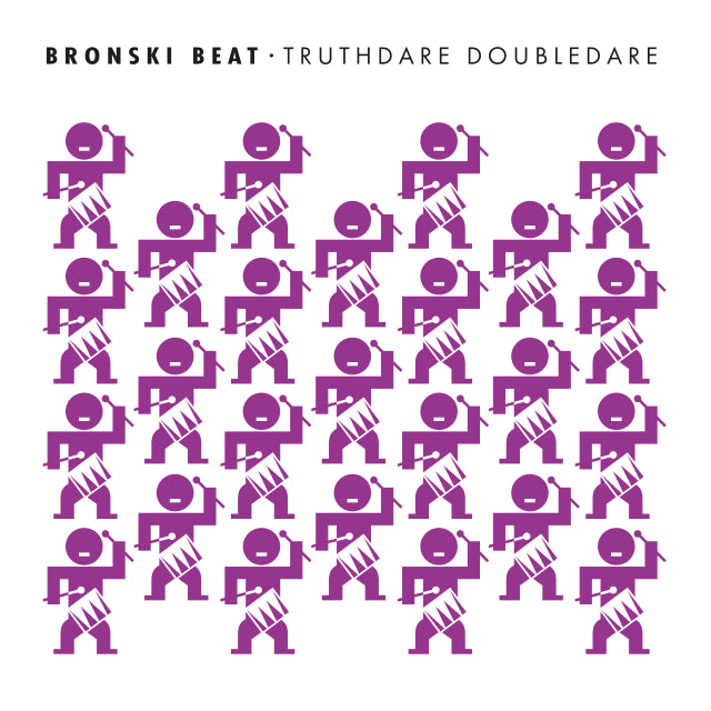 Image of Front Cover of LP - NEW/NEW - BRONSKI BEAT, Truthdare Doubledare (London Records; LMS1725750, UK 2026 Reissue, Sticker, Purple Vinyl), , Truthdare Doubledare marked a significant change in the direction of synth-pop trio Bronski Beat s as a band, with vocalist Jimmy Somerville leaving and being replaced with John J n Foster. Whilst maintaining a clear voice in support of gay rights and political activism, the production gave way to a rougher and rawer style, featuring more real instruments, ever-po