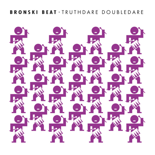 Image of Front Cover of LP - NEW/NEW - BRONSKI BEAT, Truthdare Doubledare (London Records; LMS1725750, UK 2026 Reissue, Sticker, Purple Vinyl), , Truthdare Doubledare marked a significant change in the direction of synth-pop trio Bronski Beat s as a band, with vocalist Jimmy Somerville leaving and being replaced with John J n Foster. Whilst maintaining a clear voice in support of gay rights and political activism, the production gave way to a rougher and rawer style, featuring more real instruments, ever-po