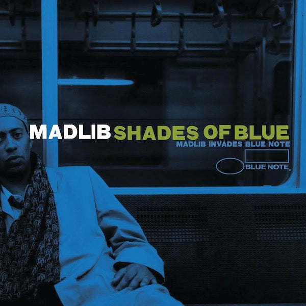 Image of Front Cover of 2xLP - VG+/VG+ - MADLIB, Shades of Blue (Blue Note; 5507723, Europe 2023 Reissue, Gatefold, 180g Vinyl, Mastered by Kevin Gray), , The sound of Blue Note had been embedded in hip-hop through sampling and remixes since its early days but Madlib raised the bar when the DJ, producer, rapper and multi-instrumentalist invaded the Blue Note vaults for his 2003 masterpiece Shades of Blue, a visionary album featuring remixes and reimaginations of classics by Donald Byrd, Bobbi Humphrey, Ronn