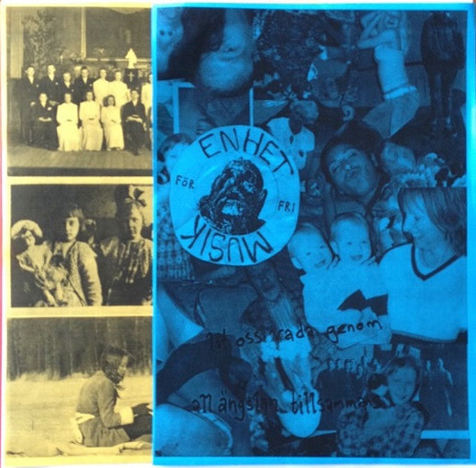 Image of Front Cover of LP - VG+/VG+ - ENHET F R FRI MUSIK, L t Oss Vada Genom All  ngslan Tillsammans (F rlag F r Fri Musik; 001, Sweden 2015, Hand Made Sleeve, 250 copies in handmade sleeves and several different color combinations.), Pink / Yellow cover sheet combo. , Enhet for Fri Musik's  L t Oss Vada Genom All  ngslan Tillsammans  stands as one of their most evocative works, weaving delicate melodies, tape hiss, spoken word, and dreamlike atmospheres into a truly unique listening experience. This is a