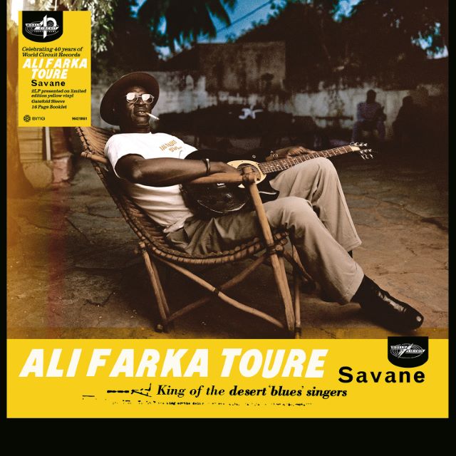 Image of Front Cover of 2xLP - NEW/NEW - ALI FARKA TOURE, Savane (20th Anniversary Edition) (BMG; 964218661, Europe 2026 Reissue, Gatefold, 16 Page Booklet, Yellow Vinyl), , Released in July 2006 via the World Circuit label, Savane was Ali Farka Tour  s final solo album, and a deeply resonant  farewell  work. Recorded in Bamako, Mali with his specially assembled down-home ngoni group, and often acclaimed as his finest album,  Savane  is both one of the most traditional and seemingly the most blues drenched 