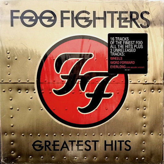 Image of Front Cover of 2xLP - EX/EX - FOO FIGHTERS, Greatest Hits (Roswell Records; 88697-36921-1, US 2021, Embossed Gatefold Sleeve, 2 Inners, Red Vinyl), ,  - 2026279E