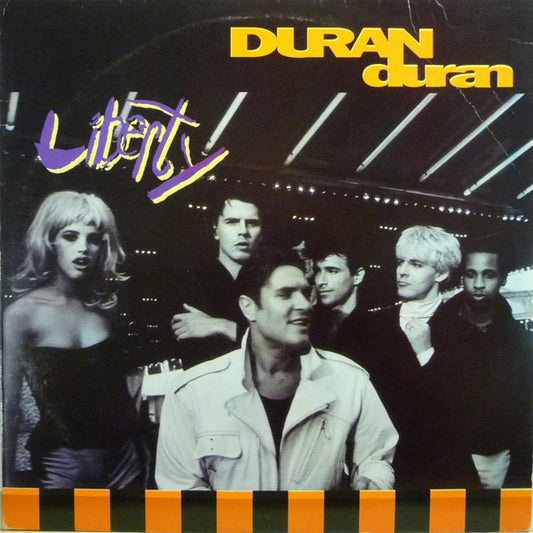 Image of Front Cover of LP - VG+/G+ - DURAN DURAN, Liberty (Parlophone; EMCJ (D) 7942921, South Africa 1990, Inner), Lots of fine, light marks.,  - 2016455C