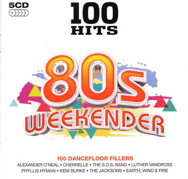 Image of Front Cover of 5xCDs - EX/EX - VARIOUS, 100 Hits 80s Weekender (100 Hits; DMG 100 115, UK 2013, Slipcase), ,  - 2036185E
