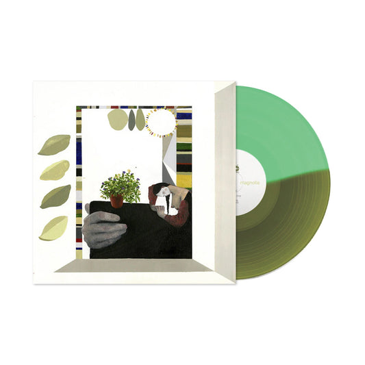 Image of Front Cover of LP - NEW/NEW - TURNOVER, Magnolia (Run For Cover; RFC077LP-C5, Europe 2026 Reissue, Leafy Green Half and Half Vinyl), , Two acclaimed releases into their short career - a debut EP and a split 7" with Citizen - Virginia's Turnover have quickly grabbed the attention of a scene of angst filled teens and twenty-somethings who grew up on Drive-Thru records classics and 90's grunge radio. Turnover spent a month last November with producer Will Yip (Title Fight, Circa Survive) and emerged w