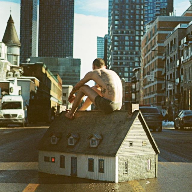 Image of Front Cover of LP - NEW/NEW - TRUCK VIOLENCE, The Weathervane is My Body (Flenser; FR197LPX, Europe 2026, Indie Exclusive Coke Bottle Clear Vinyl), , Truck Violence s second full length record, The weathervane is my body, is an attempt to answer, an attempt at conciliation through refusal. Karsyn Henderson and Paul Lecours grew up in a French Canadian town of six hundred people, graduating in a class of nine. By fifteen they were running a local studio and radio station. There was no industry suppo