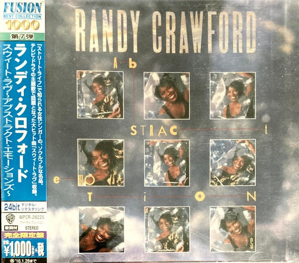 Image of Front Cover of CD - VG+/VG+ - RANDY CRAWFORD, Abstract Emotions (Warner Bros. Records; WPCR-28225, Japan 2015, Jewel Case, With Obi), Nice copy showing minimal sign of use.,  - 2016477C
