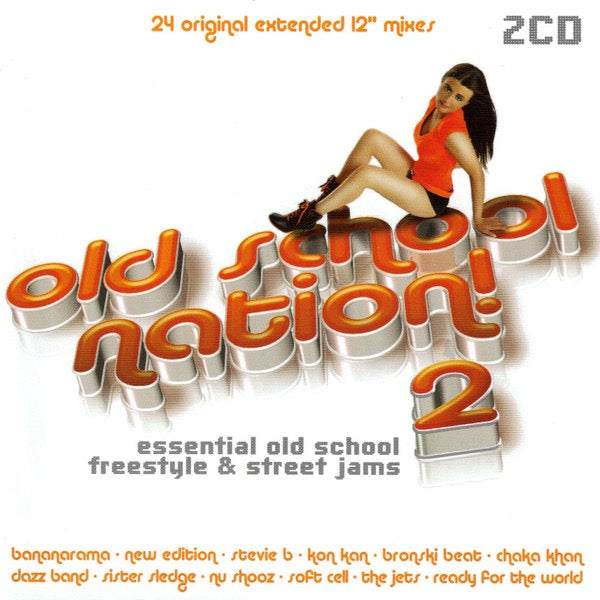 Image of Front Cover of 2xCD - VG+/VG+ - VARIOUS, Old School Nation! 2 (Hi-Bias Records ; HIB-10252, Canada 2005, Double CD Case), Nice copy showing minimal sign of use.,  - 2016479C