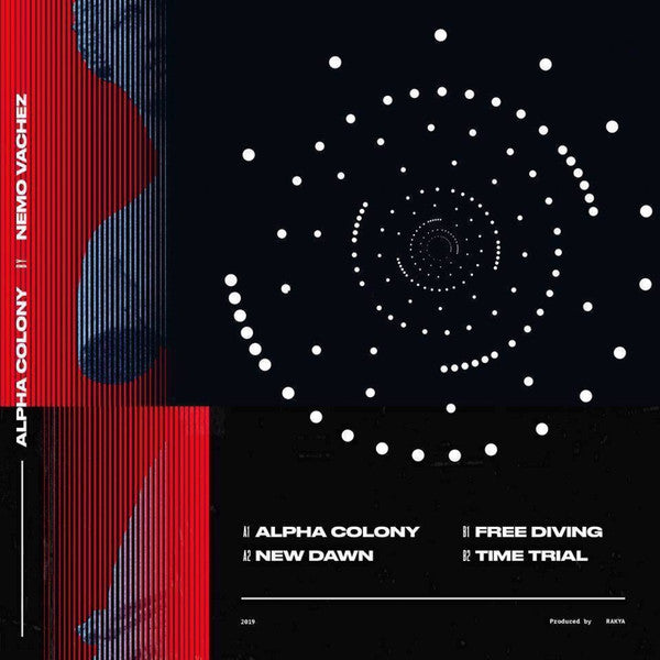 Image of Back Cover of 12" - VG/VG - NEMO VACHEZ, Alpha Colony (Rakya Records; ZORA004, France 2019, Picture Sleeve), ,  - 2016490C