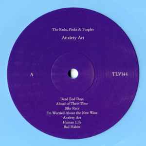 Image of Label Cover of LP - VG+/VG+ - THE REDS, PINKS AND PURPLES, Anxiety Art (; TLV144LP, US 2021 Reissue, Inner, Pastel Blue Vinyl, Ltd Ed. 1000), ,  - 2026323E