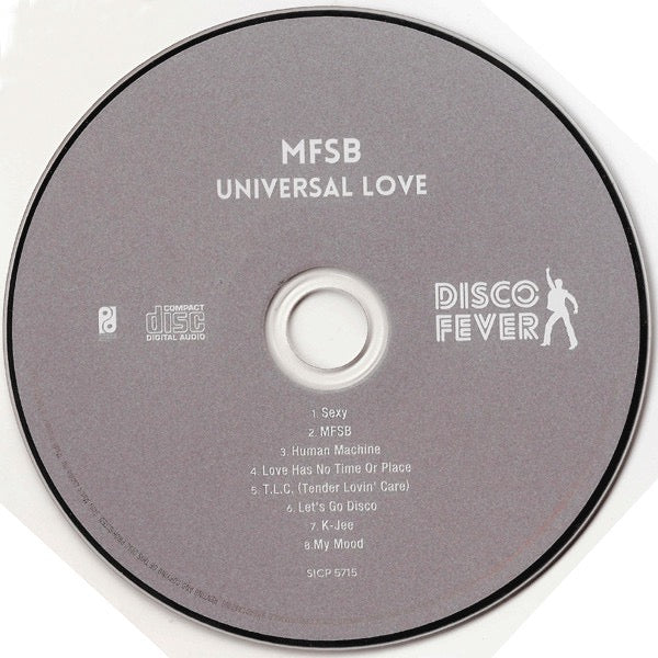 Image of Label Cover of CD - M/M - MFSB, Universal Love (Philadelphia International Records; SICP-5715, Japan 2018 Reissue, With OBI), Still SEALED In Shrinkwrap,  - 2016534C