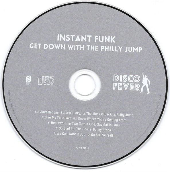 Image of Label Cover of CD - M/M - INSTANT FUNK, Get Down With The Philly Jump (Philadelphia International Records; SICP-5714, Japan 2018 Reissue, With OBI), Still SEALED In Shrinkwrap,  - 2016535C