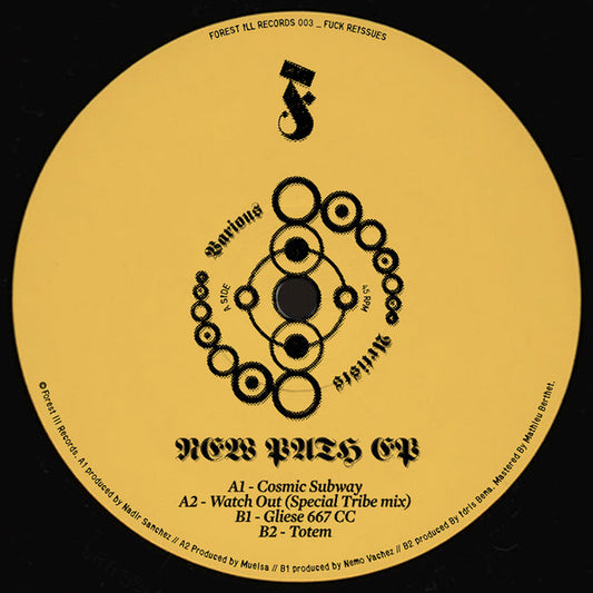 Image of Front Cover of 12" EP - /VG - VARIOUS, New Path EP (Forest ill Records; FIR003, France 2019), , A1	Nadir Sanchez Cosmic SubwayA2	Muelsa Watch Out (Special Tribe Mix)B1	Nemo Vachez Gliese 667 CCB2	Idris Bena Totem - 2016515C