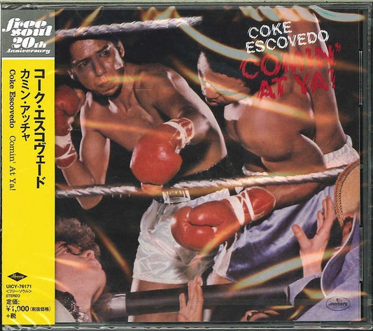 Image of Front Cover of CD - M/M - COKE ESCOVEDO, Comin' At Ya! (Mercury; UICY-76171, Japan 2014 Reissue, With OBI), Still SEALED In Shrinkwrap,  - 2016541C