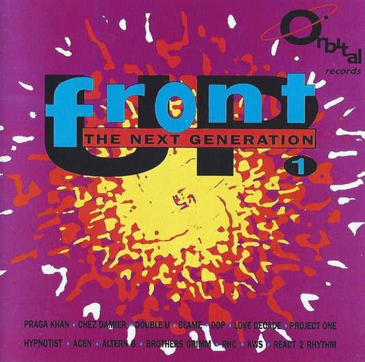 Image of Front Cover of CD - VG+/G+ - VARIOUS, Upfront 1 - The Next Generation (Orbital Records ; ORBIT CD 2, UK 1992, Jewel Case), ,  - 2016425C